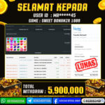 JACKPOT SLOT GACOR MAIN SWEET BONANZA 1000 01 OCTOBER 2025